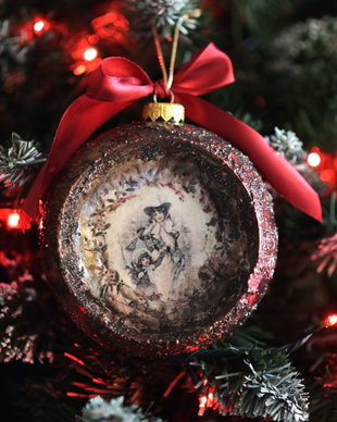 Glob concav : Vintage Christmas