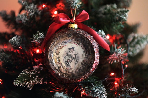 Glob concav : Vintage Christmas