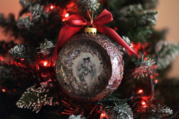 Glob concav : Vintage Christmas