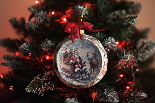 Glob concav : Vintage Christmas