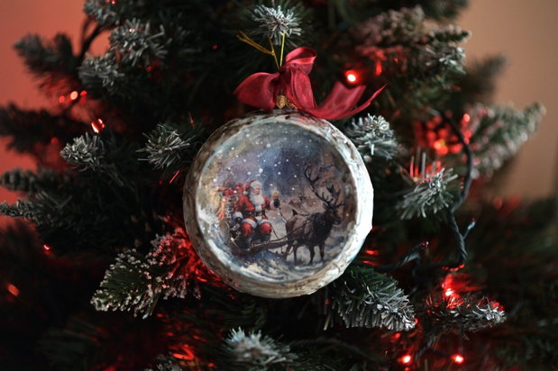 Glob concav : Vintage Christmas