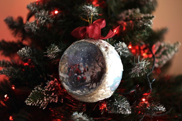 Glob concav : Vintage Christmas