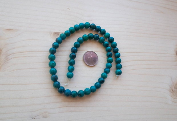 Șirag mărgele Chrysocolla