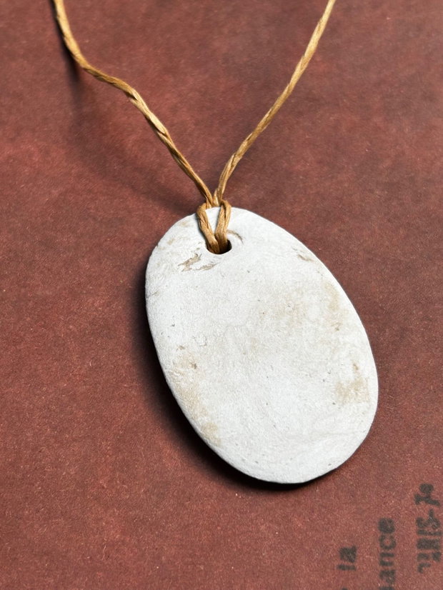 Libelulă rupestră pandantiv handmade din lut