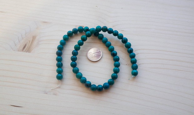 Șirag mărgele Chrysocolla
