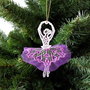 Balerina Decoratiune Suspendabila  Brodata
