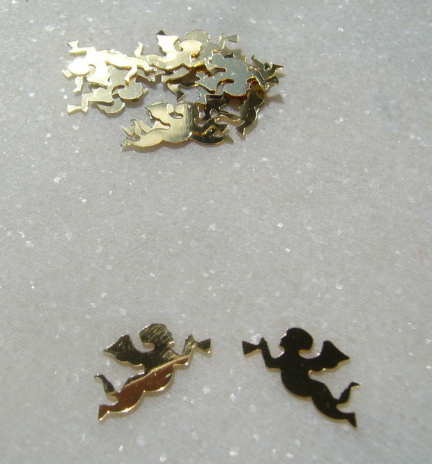 (10 bucati) Ingerasi - paiete de lipit aprox 18x10 mm