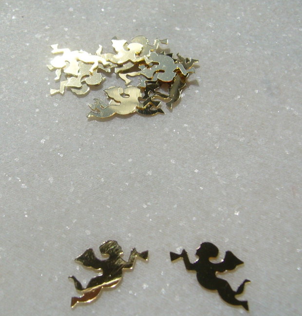 (10 bucati) Ingerasi - paiete de lipit aprox 18x10 mm