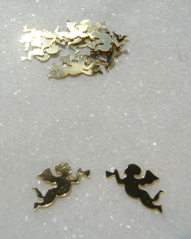 (10 bucati) Ingerasi - paiete de lipit aprox 18x10 mm