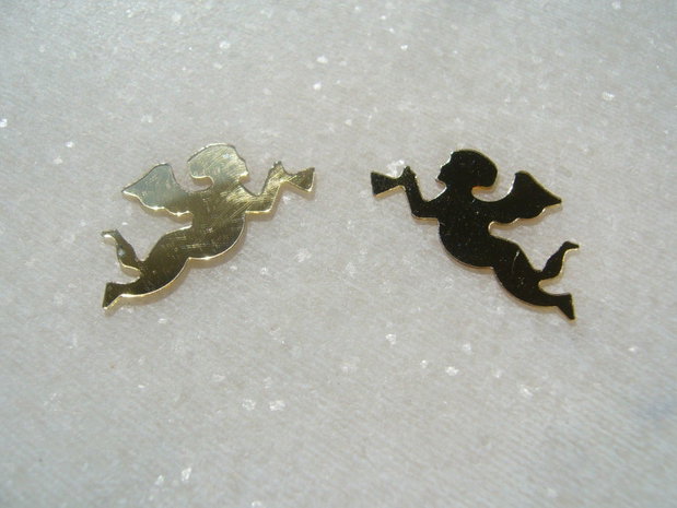 (10 bucati) Ingerasi - paiete de lipit aprox 18x10 mm