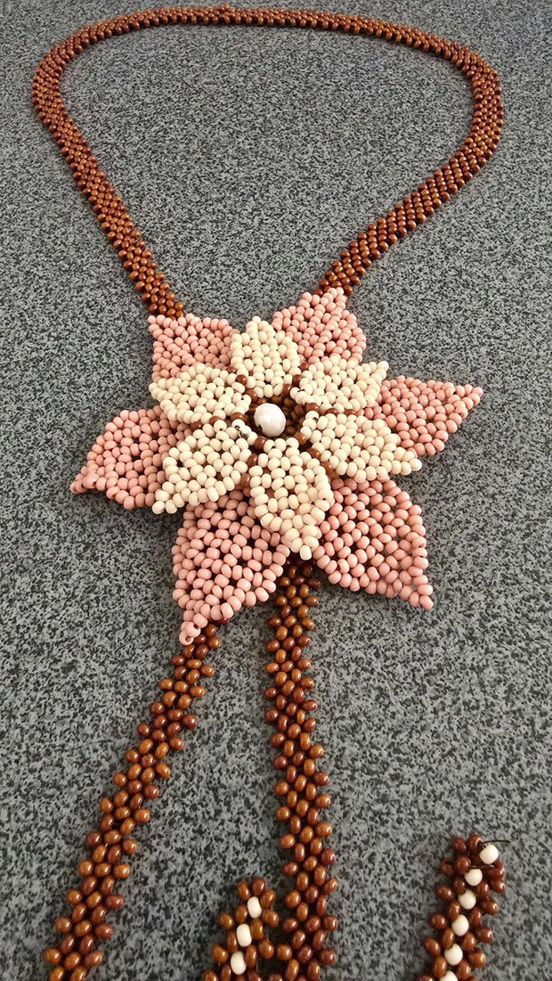 Colier floare de toamna