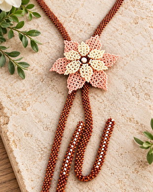 Colier floare de toamna