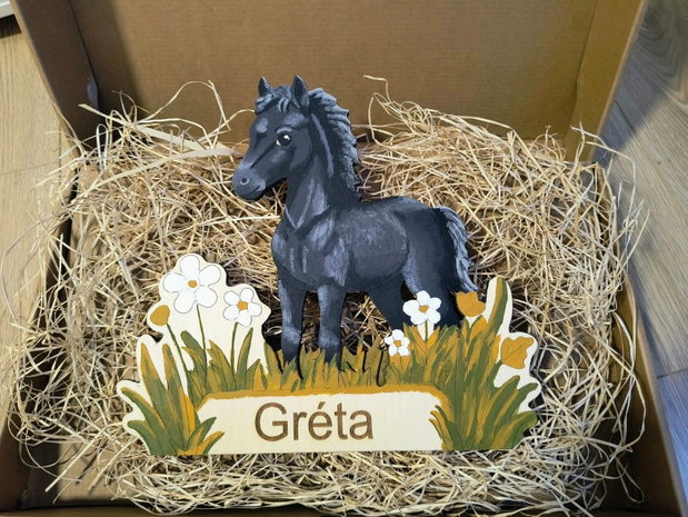 Lampă de veghe personalizată din lemn Căluț 3D - Copii + TRANSPORT GRATUIT