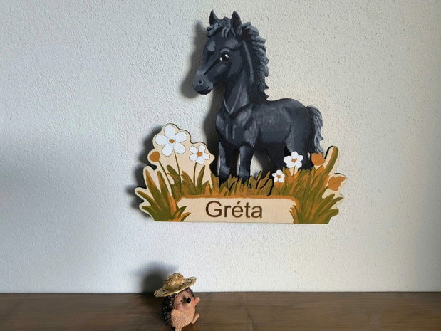 Lampă de veghe personalizată din lemn Căluț 3D - Copii + TRANSPORT GRATUIT