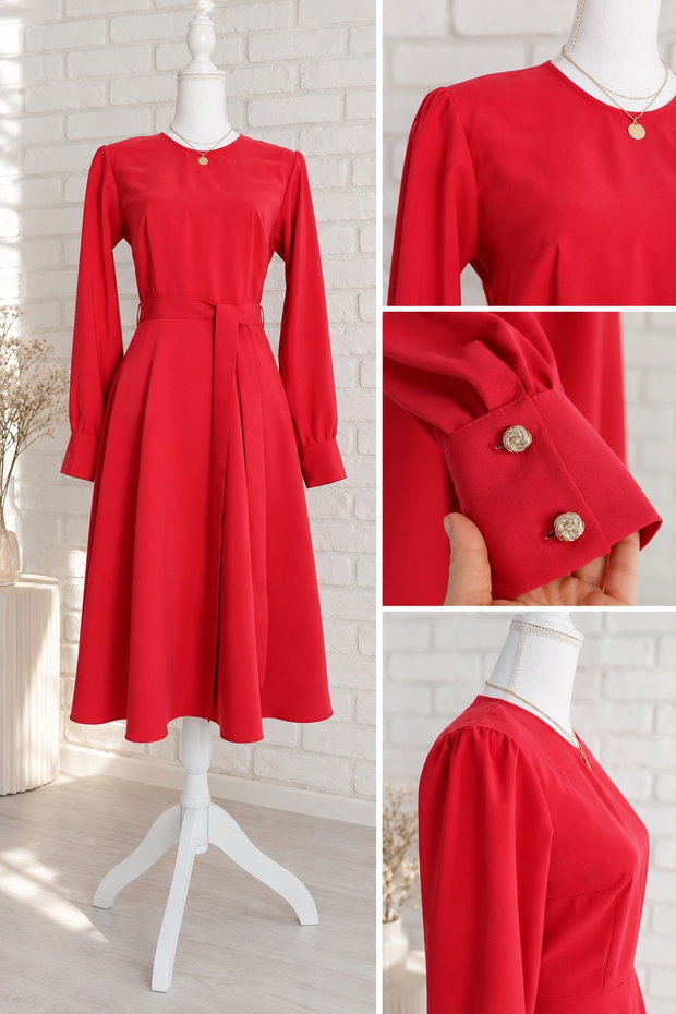 Rochie Camasa Vaporoasa Rosie