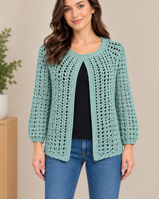 Bluză de vară croșetată manual  Chic Crochet by Sorina
