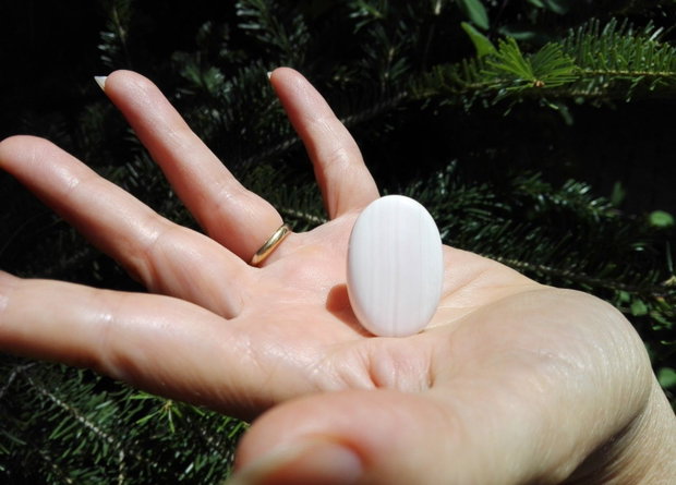 Inel Manganocalcit si Argint 925 - IN805 - Inel statement reglabil, inel pietre semipretioase, inel piatra mare, cadou logodna, inel mireasa, inel cadou, bijuterii cadou, cristaloterapie