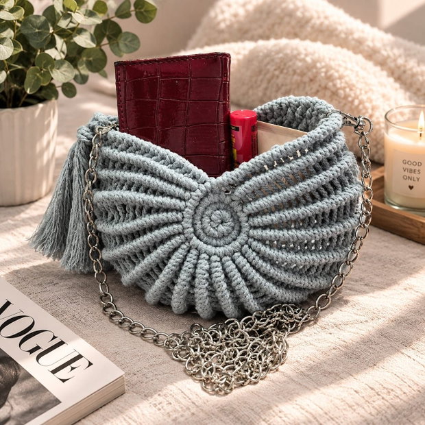 Geanta Macrame Scoica