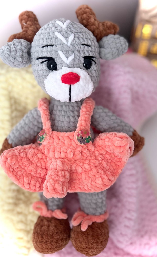 Ren crosetat handmade