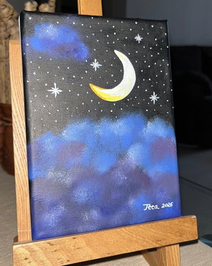 Tablou acrilic luna