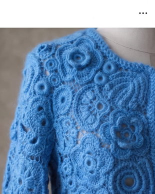 Cardigan Celestine - Dantelă Irlandeză
