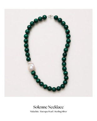 Colier Solenne - Malachit