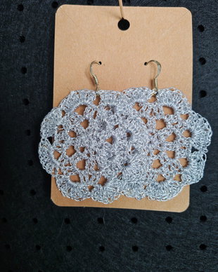 Cercei handmade croșetați