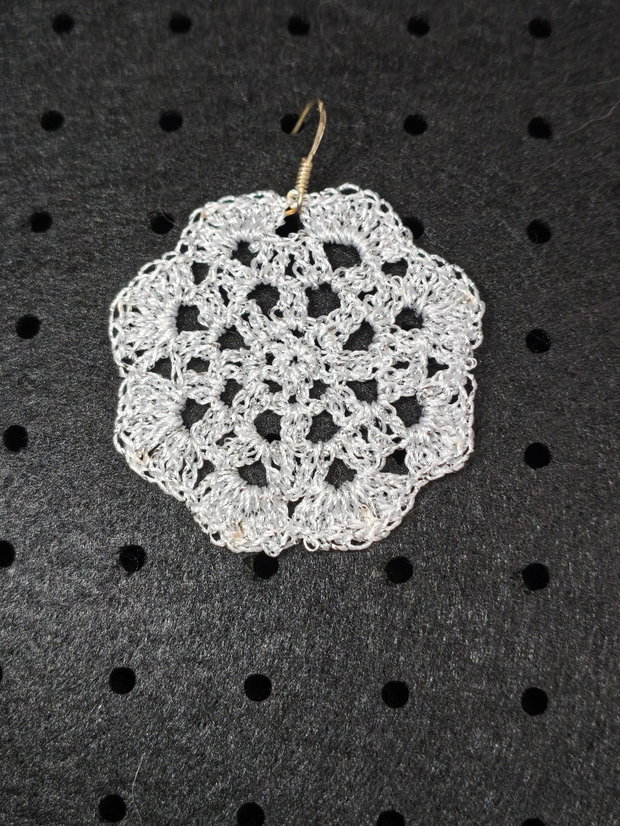 Cercei handmade croșetați