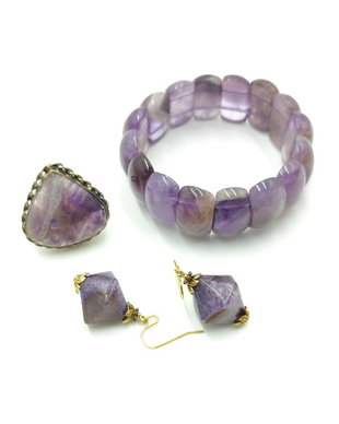 Set statement cu ametist natural, 4717