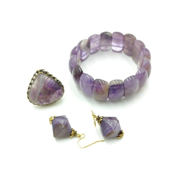 Set statement cu ametist natural, 4717