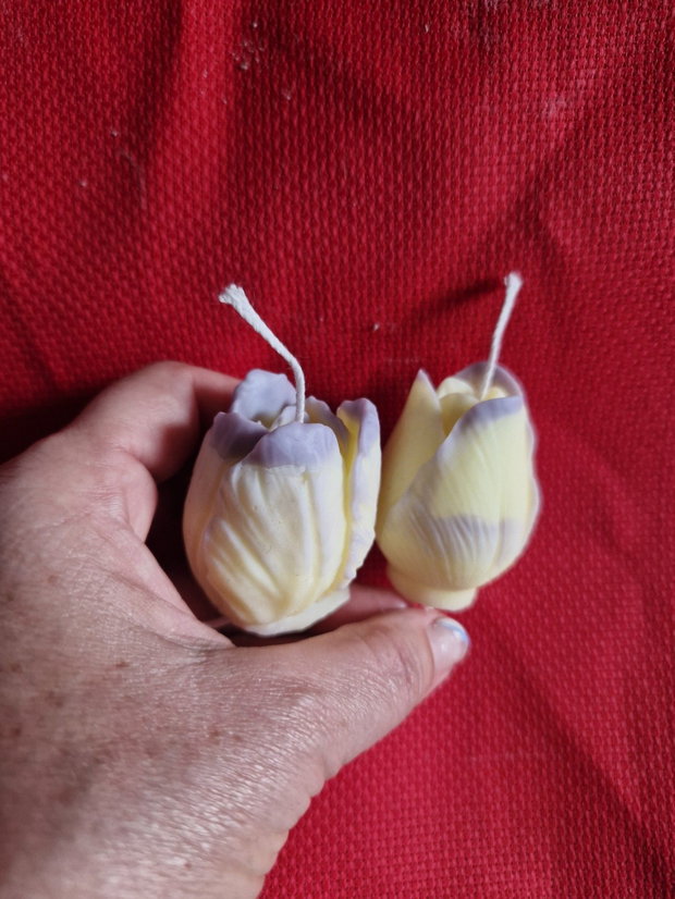 Lumanari flori ceara soia