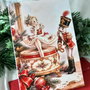 Felicitare de Crăciun cu detalii decorative realizate manual 25 LEI