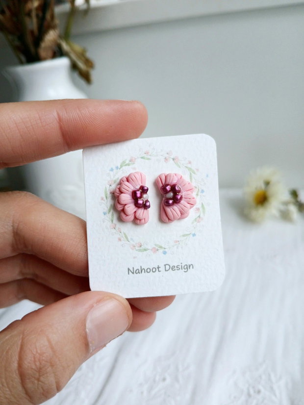 Cercei Pink Flowers