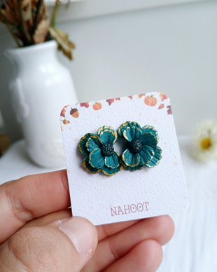 Cercei Teal Flowers