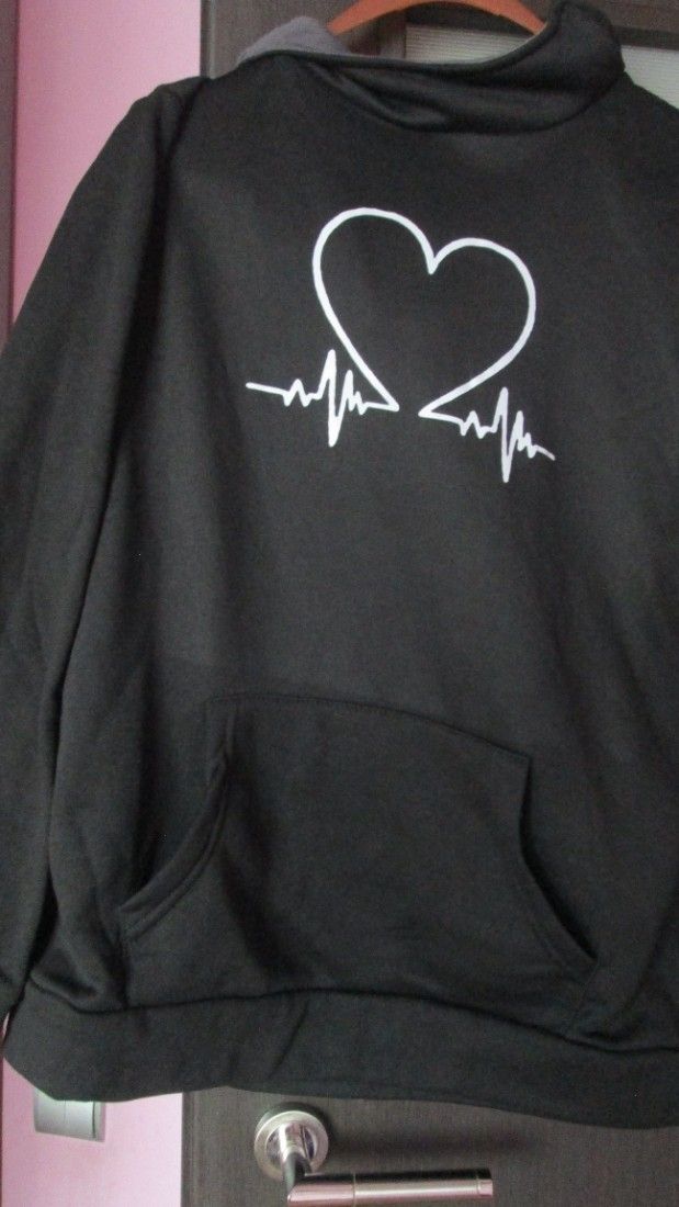 hanorac negru unisex M/L