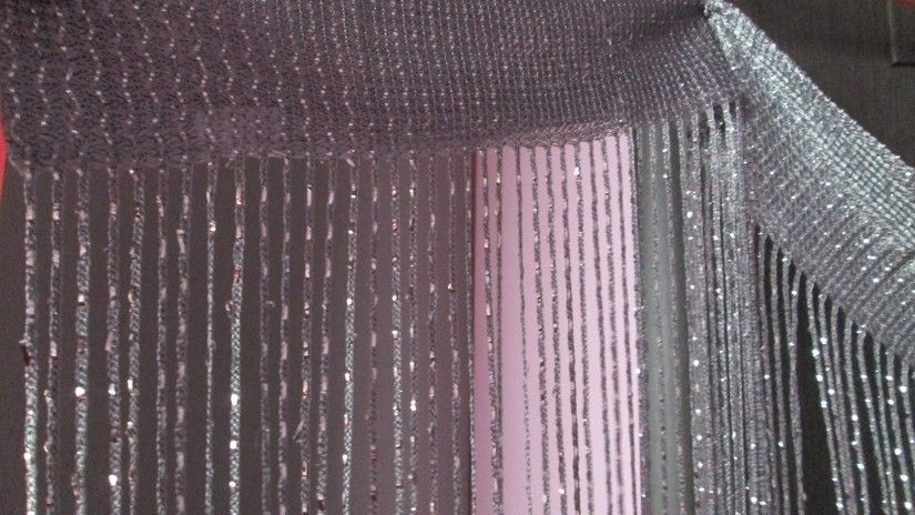 perdea snur gri 100/240cm