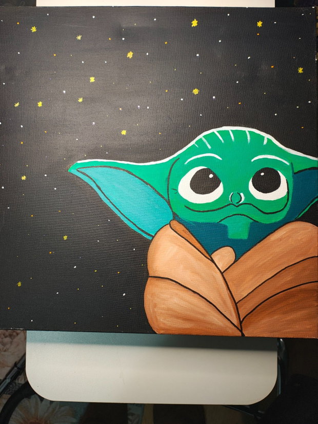 Tablou Baby Yoda