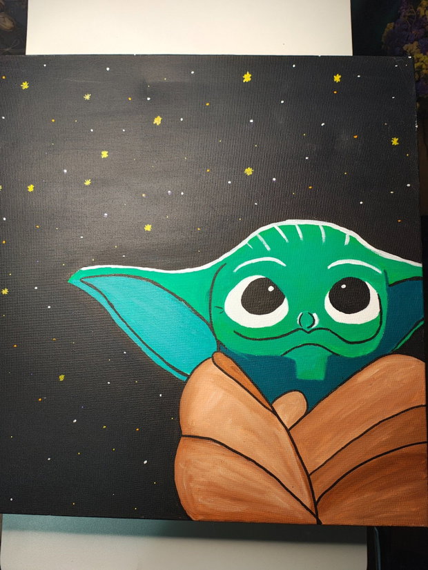 Tablou Baby Yoda