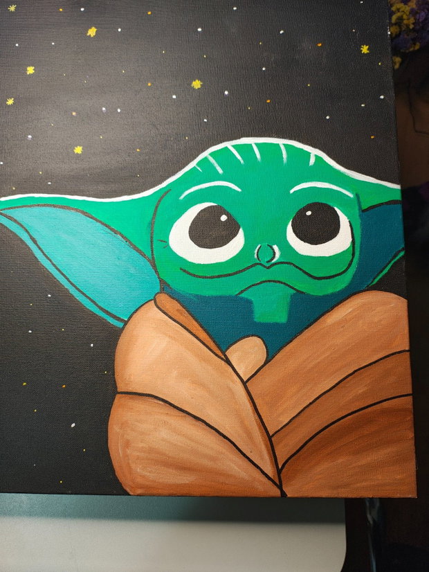 Tablou Baby Yoda