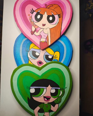 Tablouri set fetitele powerpuff
