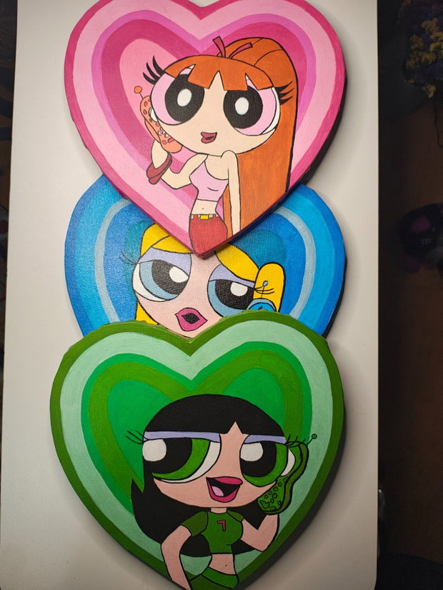 Tablouri set fetitele powerpuff