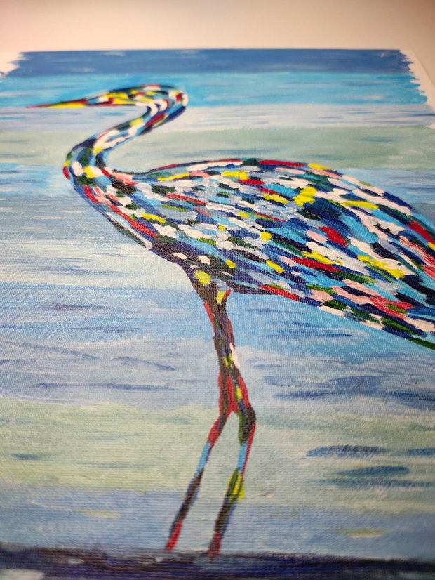 Tablou Stork/ Cocostârc
