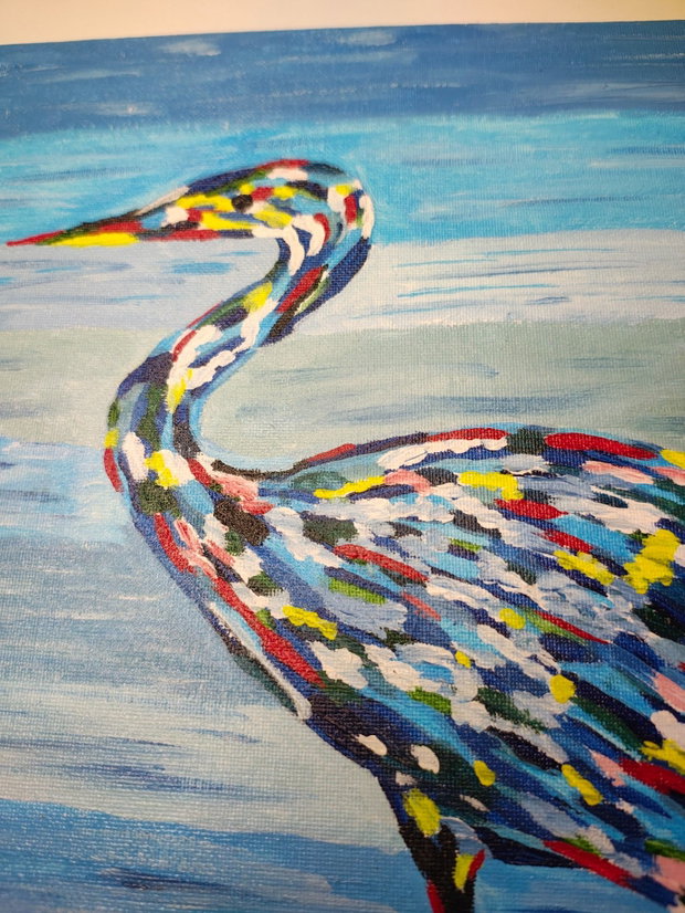 Tablou Stork/ Cocostârc