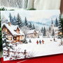 Felicitare de Crăciun cu detalii decorative realizate manual