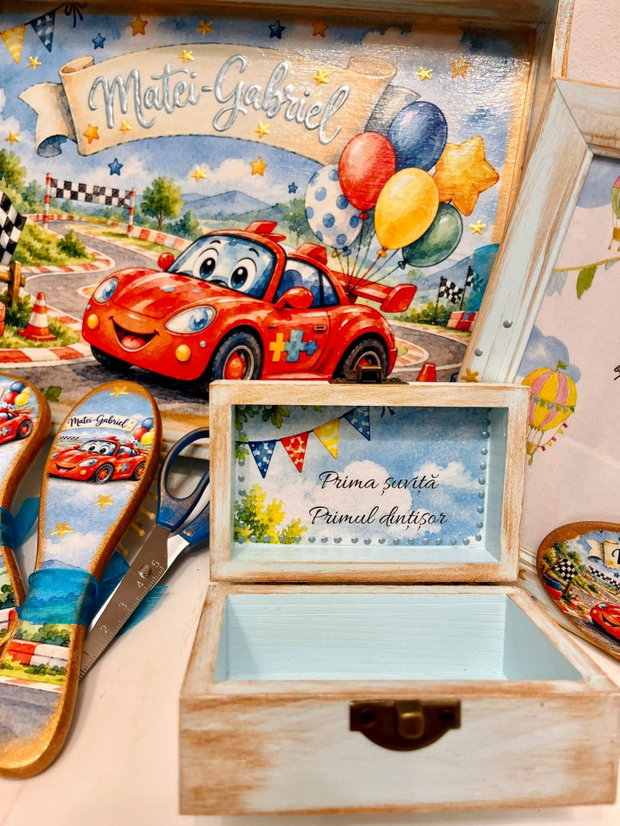 Set personalizat pentru taierea motului / tema Cars, Mașinuțe, Fulger Mcqueen