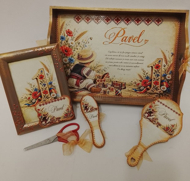 Set personalizat pentru taierea motului / tema traditionala