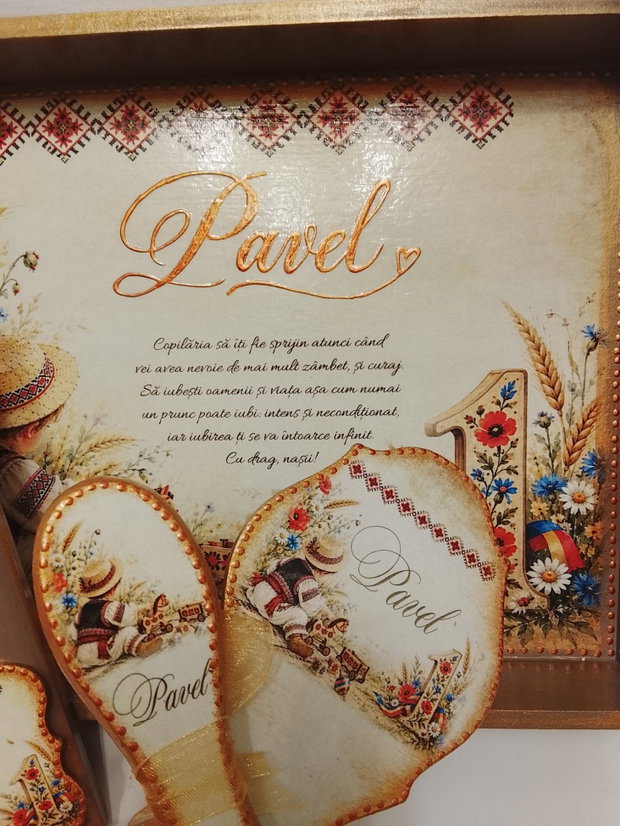 Set personalizat pentru taierea motului / tema traditionala