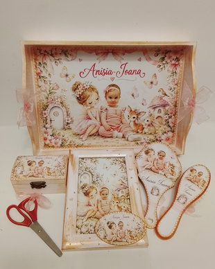 Set personalizat pentru taierea motului / tema zâna cu poza
