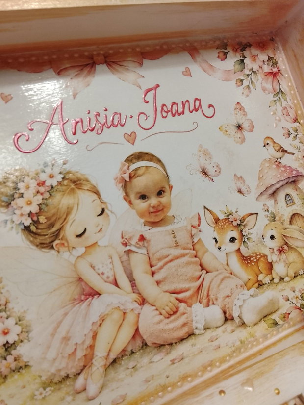 Set personalizat pentru taierea motului / tema zâna cu poza