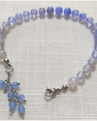 BRATARA- AGAT STRIPED BLEU-MOV